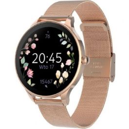 Forever Velora SB-306 GSM180307 Smartwatch para Mujer con Notificaciones, Monitor de Frecuencia Cardíaca y Resistencia al Agua IP68 Oro Rosa Precio: 77.50000027. SKU: B159WVK4NL