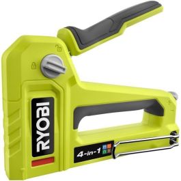 Grapadora clavadora 4 en 1 - RYOBI - Grapa T50 y T25 hasta 14 mm, grapa JT21 hasta 10 mm, punta 18G hasta 15,8 mm Precio: 54.68999987. SKU: B1KNHK7SY8