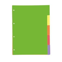 Separadores Oxford Cartulina Strongline A4 5 Pestañas 4 Taladros (Colores Vivos) Precio: 3.88999996. SKU: B12BCZTPGX