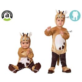 Disfraz Jirafa Unisex Bebé 6-12 Meses, Mono Marrón con Capucha y Cola, Polyester Precio: 12.59000039. SKU: B158YRKXG3