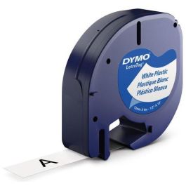 Dymo 91201 Cinta Negro Sobre Blanco, Plástico, 12mm x 4m para Rotuladora Letratag Precio: 7.79000057. SKU: B1BDPNQRAT