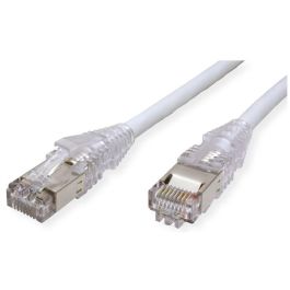 SECOMP 7702 flex LSOH Cable Patch Cat.6A (Class EA) S/FTP, Conector RJ-45, Gris, 7,5 m