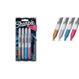Rotulador Permanente Sharpie Metallic F Blister De 4 (Rojo, Azul, Oro Y Plata) Precio: 9.5000004. SKU: B1487DF8WD
