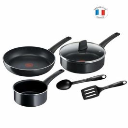 Tefal C2789602 Batería de cocina de 6 piezas, cacerola, estufa, salteuse + cubierta de vidrio, inducción, no piso, hecha en Francia