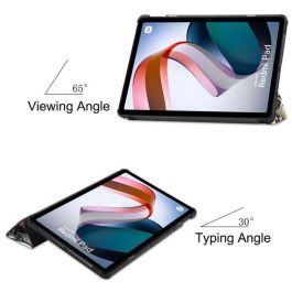 CoreParts Funda Rígida Tri-fold con Función Auto Encendido Estilo Grafiti para Xiaomi Redmi Pad 10.61 2022