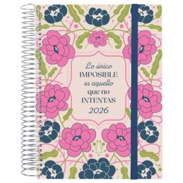 Finocam E10-155x212 mm Agenda Espiral Design Collection Imposible 2026, Tapa PP, Tamaño A5, uso personal y profesional Precio: 11.58999952. SKU: B1DNB63GGH