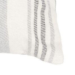 Cojín Rayas Beige-Gris Algodón-Poliéster 70 X 50 cm