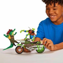 Figura tortugas ninja con vehiculo (moto sidecar o moto batalla) 33x19 cm - modelos surtidos Figura tortugas ninja con vehiculo (moto sidecar o moto batalla) 33x19 cm - modelos surtidos