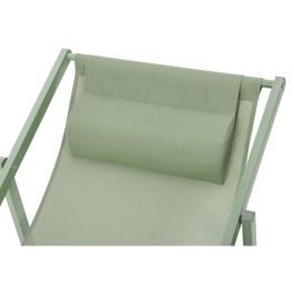 Tumbona PAROS - Estructura de acero - L 63 x P 104 x A 85 cm Verde caqui Tumbona PAROS - Estructura de acero - L 63 x P 104 x A 85 cm Verde caqui