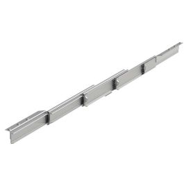 Pottker H50 Guía Bidireccional de 50mm para Mesas Extensibles Sin Bastidor, Carga 90Kg, Acero Zincado, 660mm Cerrada, 3 Tableros