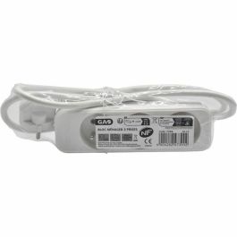 GAO GAO4004282473992 Regleta Doméstica 3 Tomas 2P+T con Protección Infantil y Conforme a NF