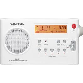 Radio Portátil Digital Sangean PR-D7 Blanco Radio Portátil Digital Sangean PR-D7 Blanco