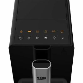 Beko CEG3194B Cafetera espresso automática 1350W, 19 bar, Jarra de Leche, Depósito 1.5L Agua y 125g Granos, Negra
