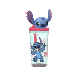 Vaso con Pajita Stitch Sweet 3D 360 ml Precio: 12.59000039. SKU: B126KSLPWX