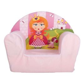 Creaciones Llopis Sillón Infantil Princesa para Niñas de Poliéster 44x34x53 cm, Edad Recomendada +3 Años, No Requiere Montaje Precio: 29.49999965. SKU: S2427848