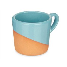 Taza Cafe Barro 80Ml Asa Turquesa La Dehesa 8X5CM (24 Unidades) Taza Cafe Barro 80Ml Asa Turquesa La Dehesa 8X5CM (24 Unidades)