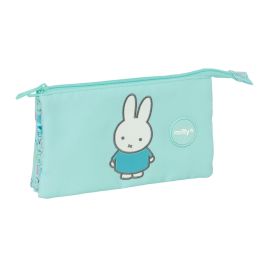 Safta Bolso Escolar Portatodo Reciclado Repelente al Agua con 3 Cremalleras Miffy Friends 120x220x30 mm Safta Bolso Escolar Portatodo Reciclado Repelente al Agua con 3 Cremalleras Miffy Friends 120x220x30 mm