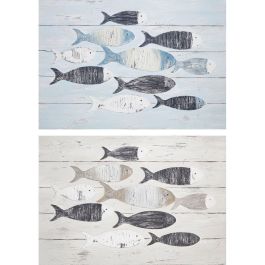 Cuadro Mediterraneo DKD Home Decor Multicolor 3.5 x 60 x 90 cm (2 Unidades) Precio: 106.50000009. SKU: B18L5BWGXX