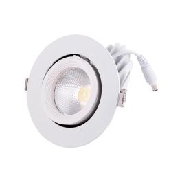 Foco Downlight LED 20W 3000Lm 4000ºK Circular Ajustable 40.000H [HO-COB-C-OR-20W-W]