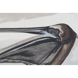 DKD Home Decor Cuadro Oriental Marron Blanco Madera Lienzo Pajaro 90 x 2 x 68 cm (2 Unidades)