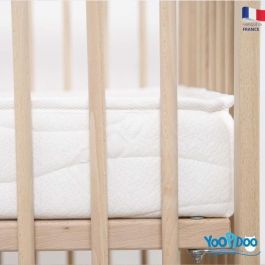 Colchón para bebé de Bambú - YOOPIDOO - 60x120 cm - Viscosa suave y absorbente - Reversible - Desenfundable Colchón para bebé de Bambú - YOOPIDOO - 60x120 cm - Viscosa suave y absorbente - Reversible - Desenfundable