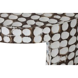 Mesa Centro Item Home DKD Home Decor Blanco 90 x 45 x 90 cm Set de 2