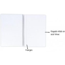 Oxford Cuaderno Espiral 80H Folio 4x4 mm C-Margen Tapa Blanda Pack 4+1 Ud Colores Vivos