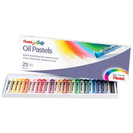 Lapices Pentel Oil Pastel Caja De 25 Colores Surtidos