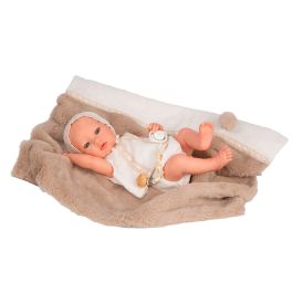 Muñecas Arias Muñeca Reborn Jade 38 cm con Manta, Cuerpo de Vinilo y Sexo Niña. Pelo Castaño, Recomendada +3 años. Precio: 77.95000048. SKU: B1E6P4MK5X