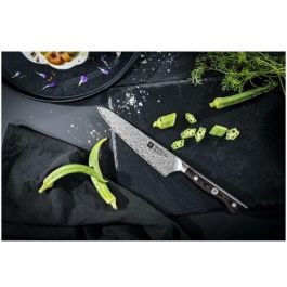 Zwilling 30571-141-0 Cuchillo de Chef Tanrei 14 cm de Acero Inoxidable con Mango Marrón