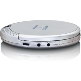 Lenco CD-201 Reproductor de CD Portátil Plata con MP3 y Antichoque. Ideal para viajes
