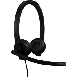 Logitech H570E USB-A Auriculares Estéreo USB con Micrófono para Oficina/Centro de Llamadas Negro