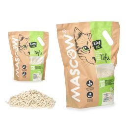 Arena para Gato Tofu Mascow 1,5Kg - Fibra de Soja, 9x33x26 cm, Blanco (8 Unidades) Precio: 32.49999984. SKU: B1CGDH5NF5