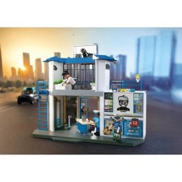 Playmobil PL71874 Comisaría con sala de investigación, Policías, City Action, 129 piezas, para niños de 4+ años