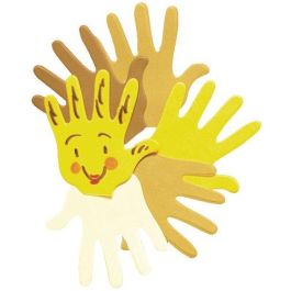 Siluetas Manos Etnicas Niefenver 4 Razas Pack De 10 Manos De Cartulina 4 Colores 9X9Cm Precio: 7.49999987. SKU: B1H8FDWX7B