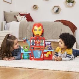 Hasbro HASG12595L0 - Iron Man HQ, caja electrónica infantil de Marvel Iron Man y sus increíbles amigos, a partir de 4 años
