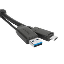 Targus Cable USB-C a USB-C/USB-A Macho-Macho 1.8m para Transferencia de Datos