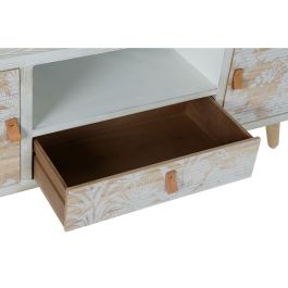 Mueble Tv Tropical DKD Home Decor Blanco 40 x 51 x 140 cm Mueble Tv Tropical DKD Home Decor Blanco 40 x 51 x 140 cm