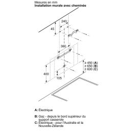 Campana Convencional BOSCH DWK81AN20 Blanco