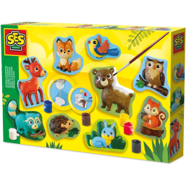 Ses Creative 1701830730891 Moldura y Pintura Animales del Bosque Plástico Reciclado Precio: 24.50000014. SKU: B1EF32SVAS