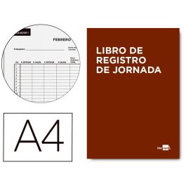 Libro Liderpapel Registro De Jornada Empleados A4 10 Empleados Mes Pagina Papel Blanco 90 gr Precio: 6.89000015. SKU: B19EPP2W4B