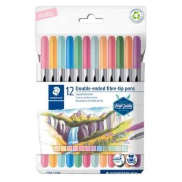Rotulador Fibra Staedtler 3200 Design Journey Doble Punta Estuche De 12 Col. Pasteles Precio: 5.89000049. SKU: B154A3XDJA