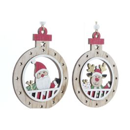 DKD Home Decor Decoración Colgante Navidad Tradicional MDF Cuerda Natural Rojo Figuras Reno Papa Noel Surtido 0.5x13x10 cm (12 Unidades) DKD Home Decor Decoración Colgante Navidad Tradicional MDF Cuerda Natural Rojo Figuras Reno Papa Noel Surtido 0.5x13x10 cm (12 Unidades)