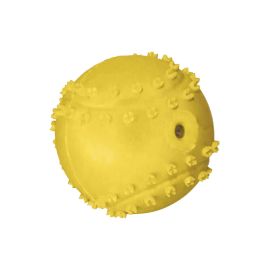 Gloria Pelota Juguete para Perro con Sonido, de Goma Duradera para Morder y Lanzar, Diseño Tipo Béisbol, 6 cm