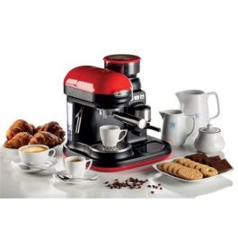 Ariete Cafetera Espresso Moderna con Molinillo Roja 1318/00 Ariete Cafetera Espresso Moderna con Molinillo Roja 1318/00