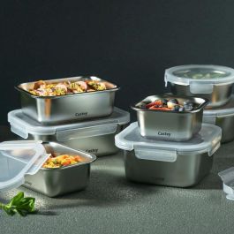 Fiambrera Castey C-B650 Plateado Acero Inoxidable Compacto 650 ml