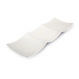 Le coq Bandeja 3 Compartimentos Cassiopea Porcelana Alumina 6 Unidades 29x9.5 cm Precio: 59.50000034. SKU: B16FXLBY3L