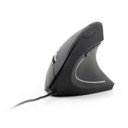 Gembird MUS-ERGO-01 Ratón Óptico Vertical para Oficina y Mano Derecha. Cable USB 3200 DPI, 6 Botones, Diseño Ergonómico, Negro. Precio: 11.49999972. SKU: S5602258