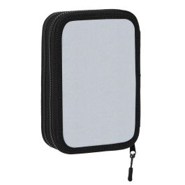 Plumier Doble F.C. Barcelona Gris (13.5 x 20.5 x 4.5 cm) (34 Piezas)