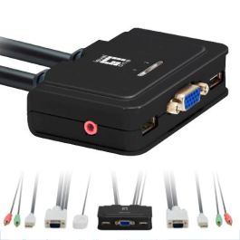 LevelOne Conmutador KVM-0223 2 Puertos USB, Resolución VGA 2048x1536, Soporte Audio 2.1, Control 2 PCs Precio: 62.68999957. SKU: B1ESJTDFQM
